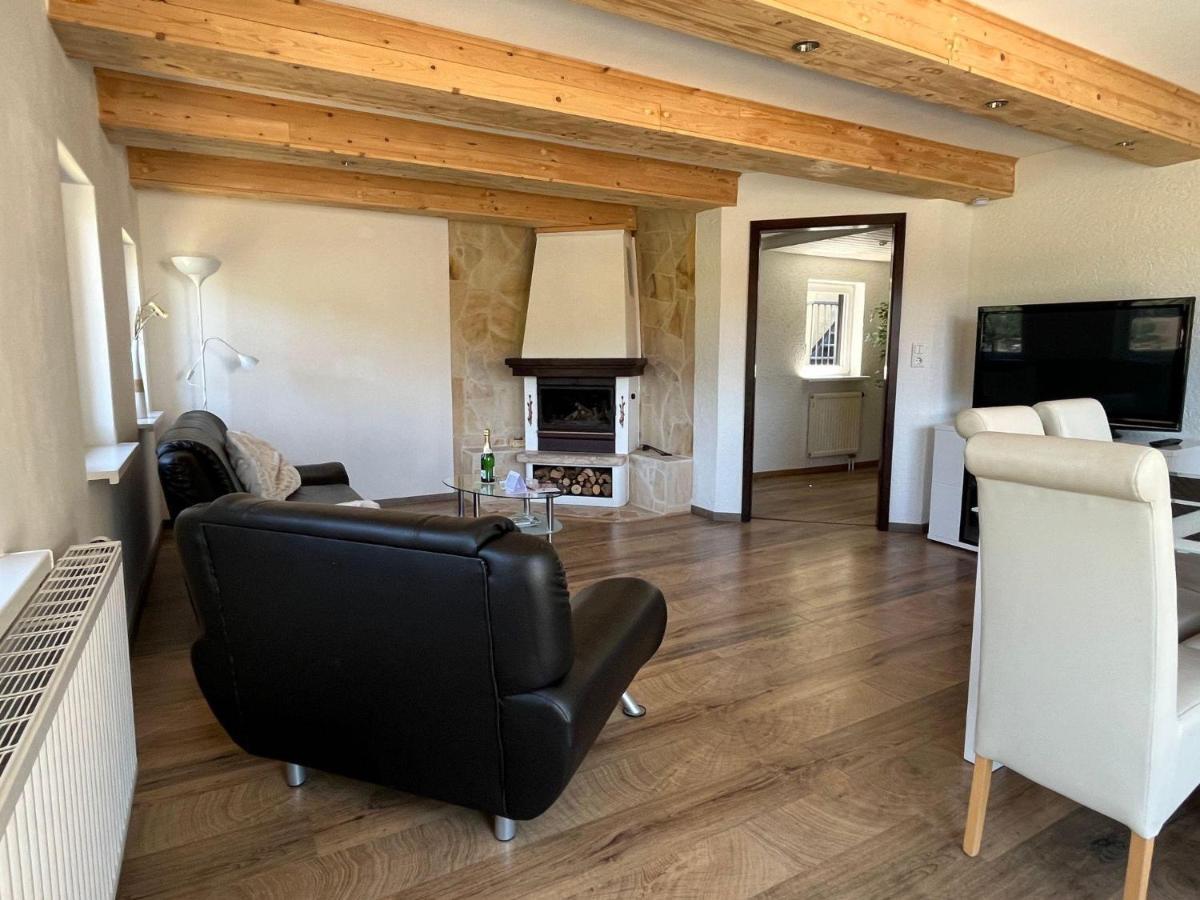 Saechsische-Schweiz-Ferienhaus-Wohnung-1-Mit-Elbblick-Sauna-Und-Kamin Königstein an der Elbe Zewnętrze zdjęcie